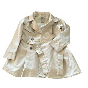 Tahari Kids Cream Trench Coat